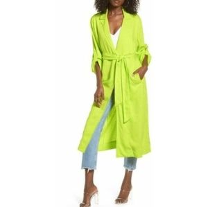 AFRM Neon Green Hendrix Duster - US XS or M